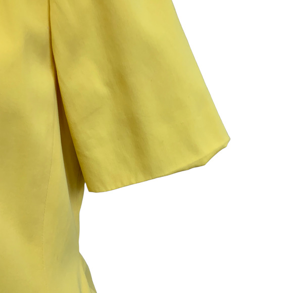 Laurel Yelllow Short Sleeved 2 Button Blazer sz 38=6 - Picture 5 of 6